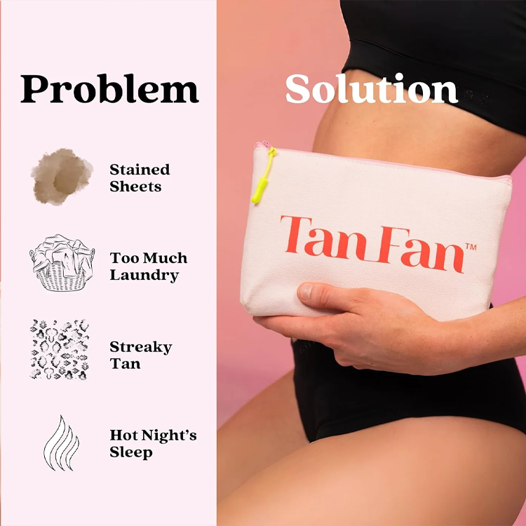 Tan Fan Sleep Sac Pink - Dark Tanner