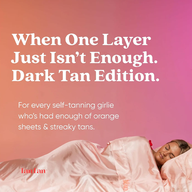 Tan Fan Sleep Sac Pink - Dark Tanner