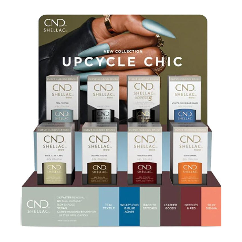 CND Shellac Upcycle Chic Pop Display