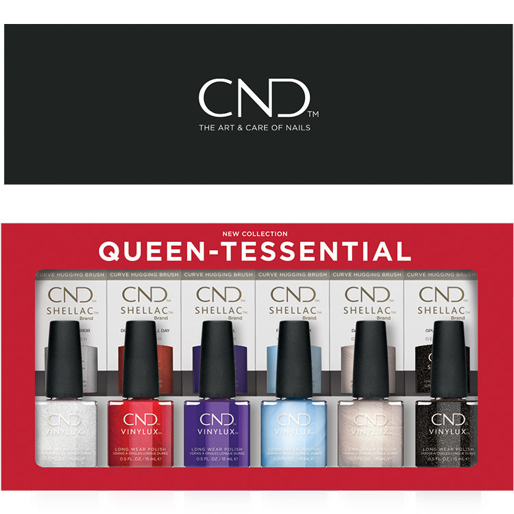 CND Vinylux & Shellac Queen-tessential Collection Mixed Pre-Pack