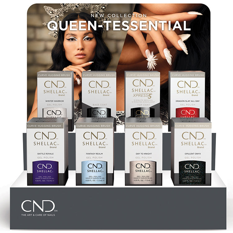 CND Shellac Queen-tessential Collection Pop Display