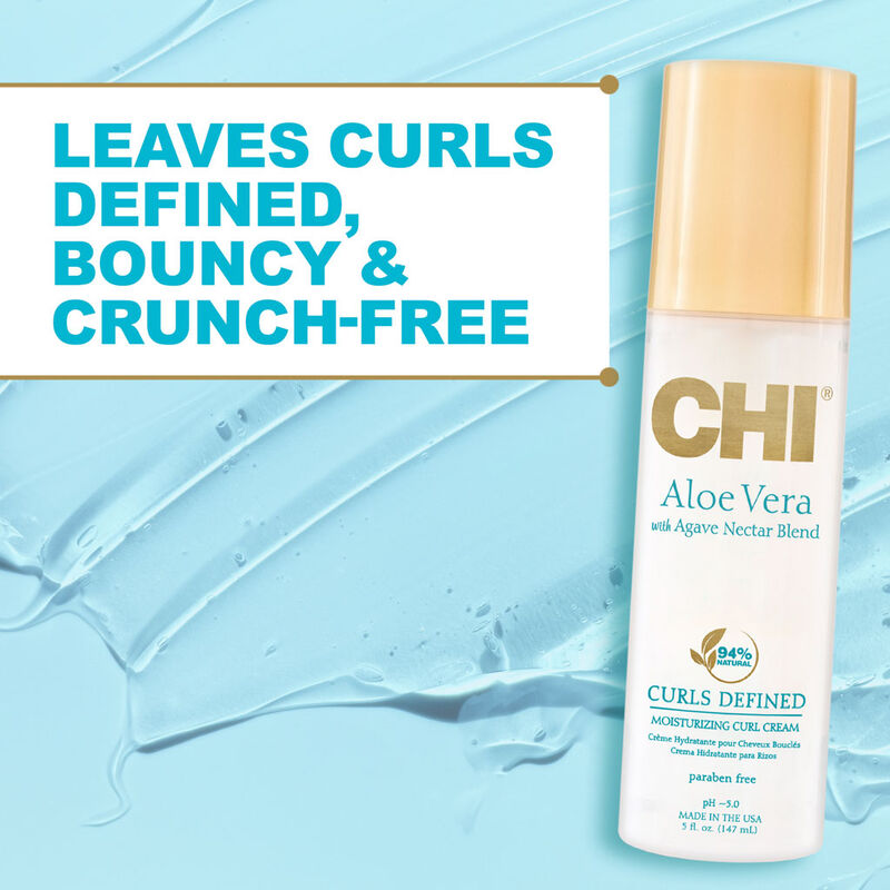 CHI Aloe & Agave Moisturizing Curl Cream 5 oz. - PinkPro Beauty