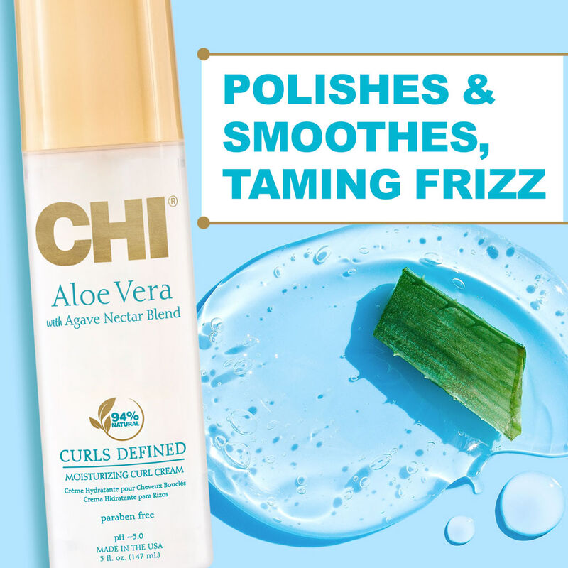 CHI Aloe & Agave Moisturizing Curl Cream 5 oz. - PinkPro Beauty