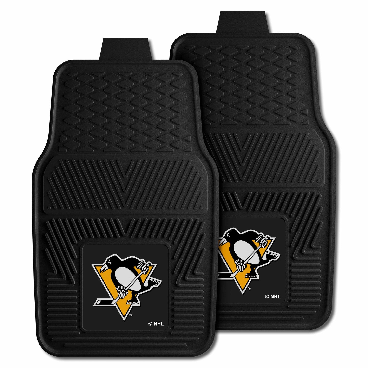 Fanmats Pittsburg Penguins 2pc Vinyl Car Mat Set