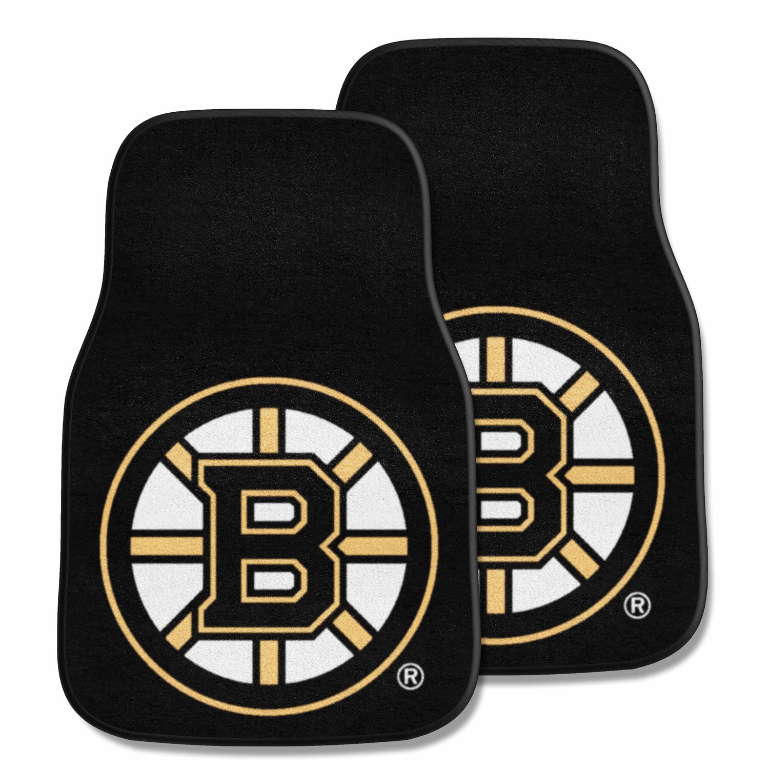 Fanmats Boston Bruins 2pc Carpet Car Mat Set