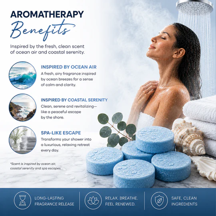 Dermasuri Shower Steamer - Coastal Calm