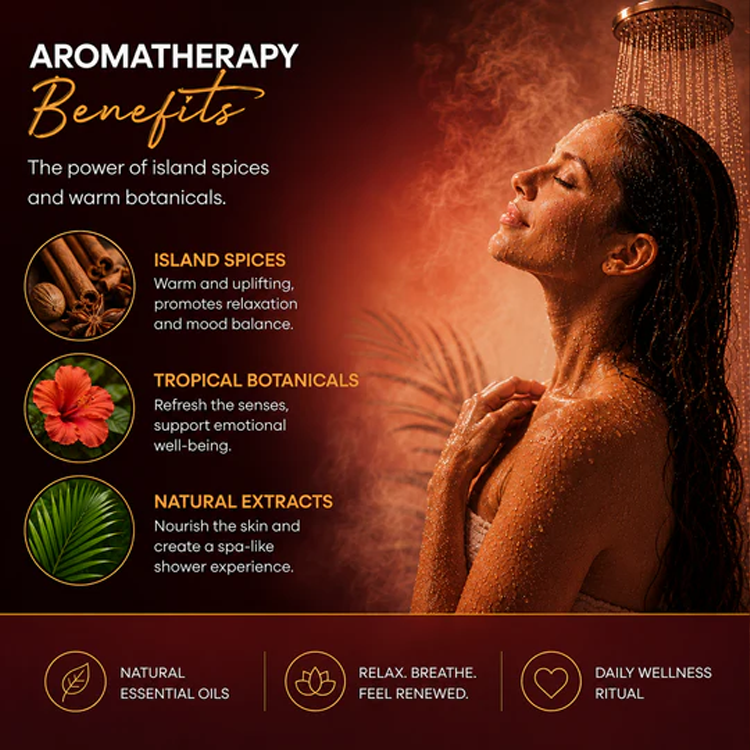 Dermasuri Shower Steamer - Island Spice