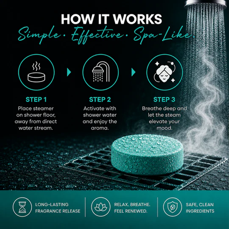 Dermasuri Shower Steamer Spa Water