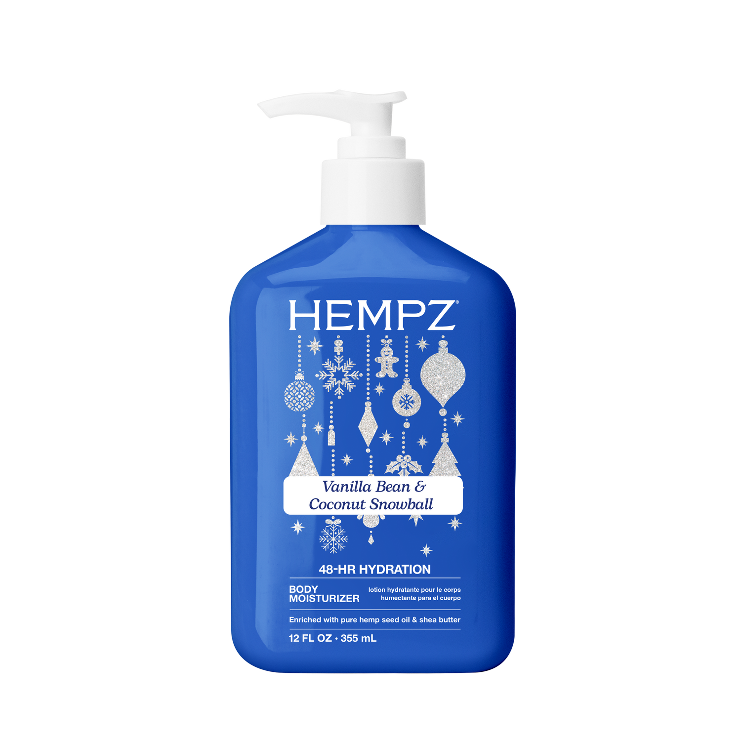 Hempz Vanilla Bean & Coconut Snowball Moisturizer 12 oz.