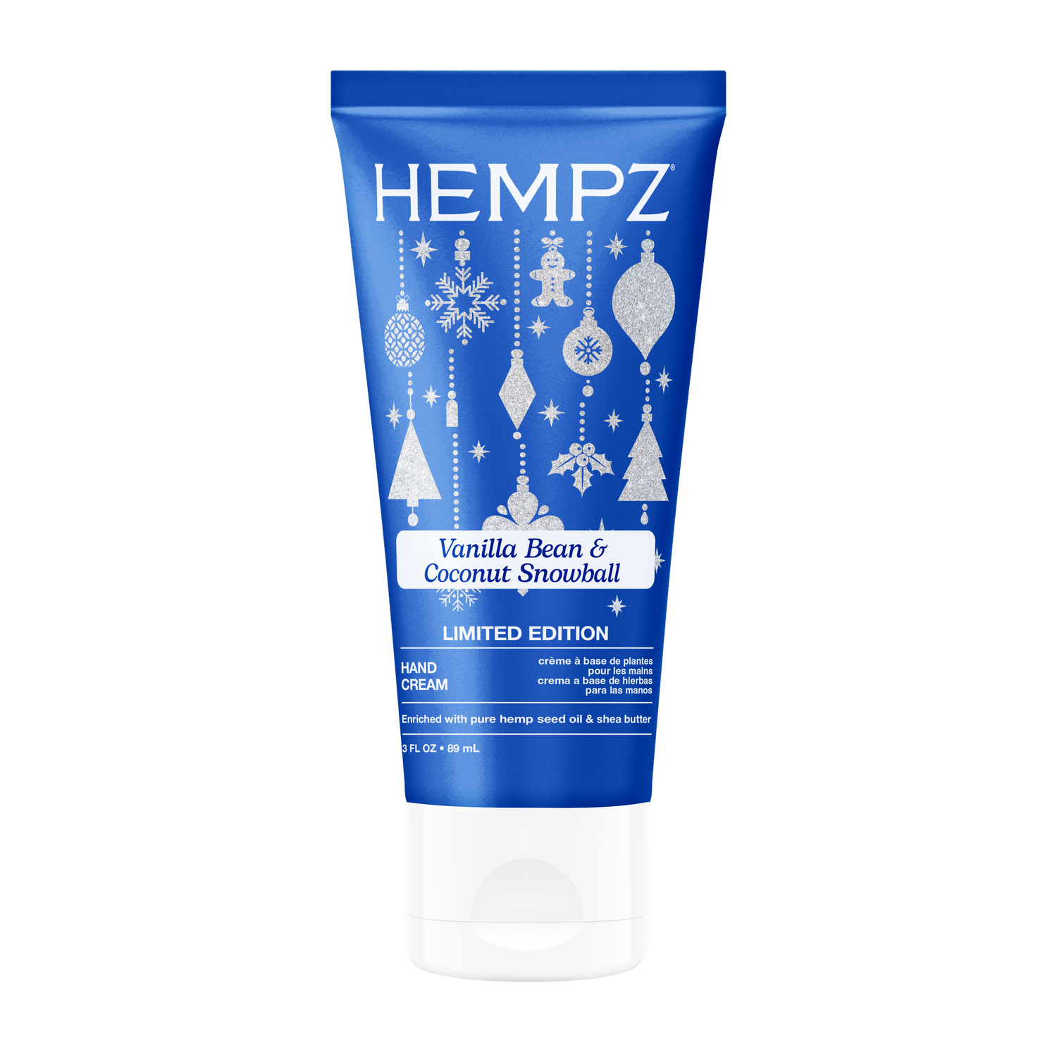 Hempz Vanilla Bean & Coconut Snowball Hand Cream 3 oz.