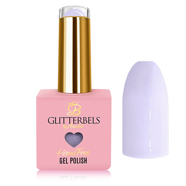 Glitterbels Hema Free Gel Polish Pastel Lilac 0.27 fl oz