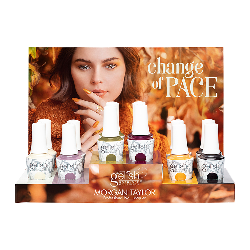 Gelish Soak-Off Gel Polish Change Of Pace Collection 12 Piece Display ...