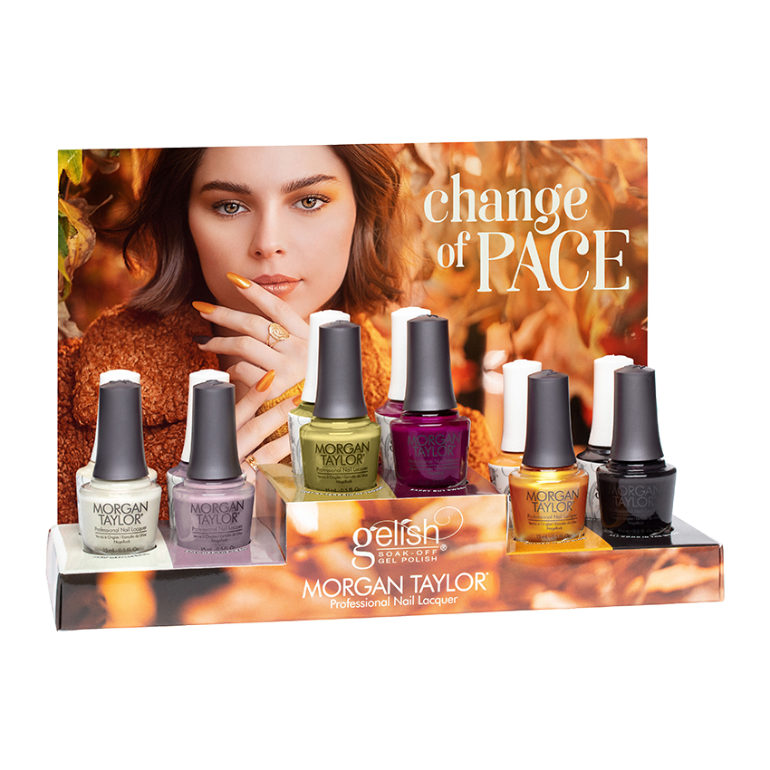 Gelish & Morgan Taylor Change Of Pace 12 Piece Mixed Display