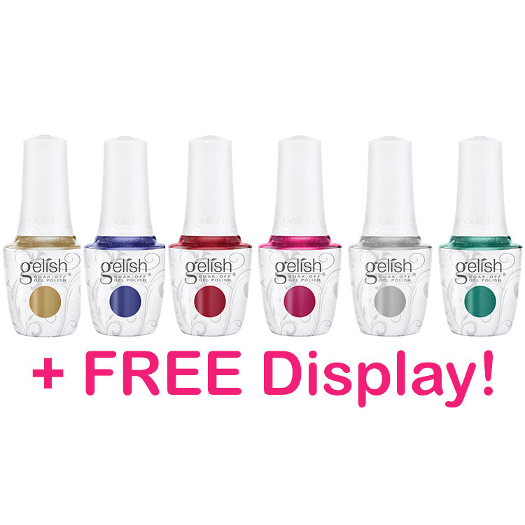 Gelish A Fuzzy Feeling Collection 6 Piece Display