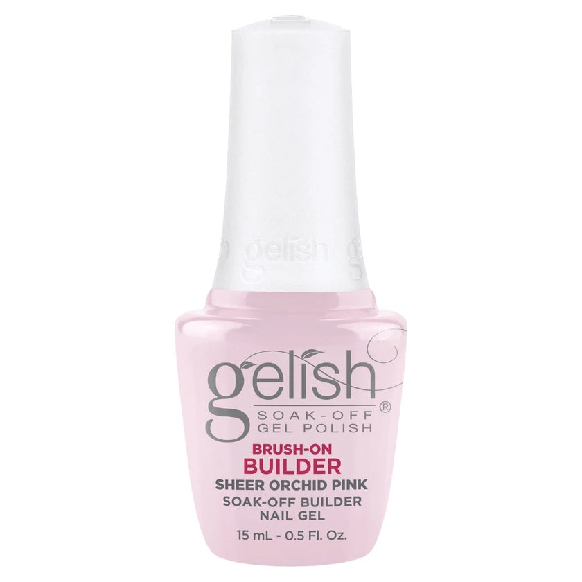 Gelish Hema-Free Brush-On Builder Sheer Orchid Pink .5 oz