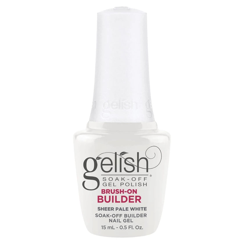 Gelish Hema-Free Brush-On Builder Sheer Pale White .5 oz