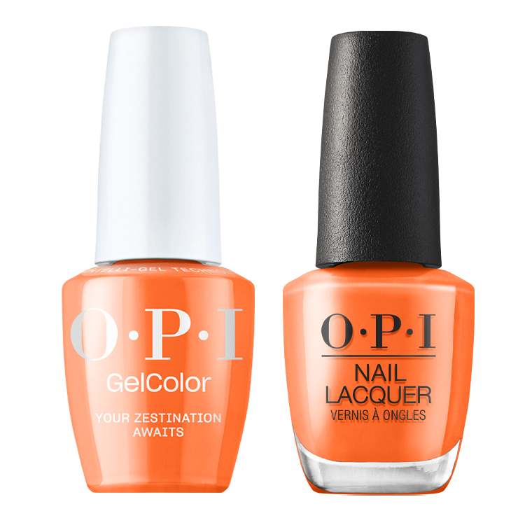 OPI Duo Trip to the Brite Side Collection - Your Zestination Awaits .5 oz.