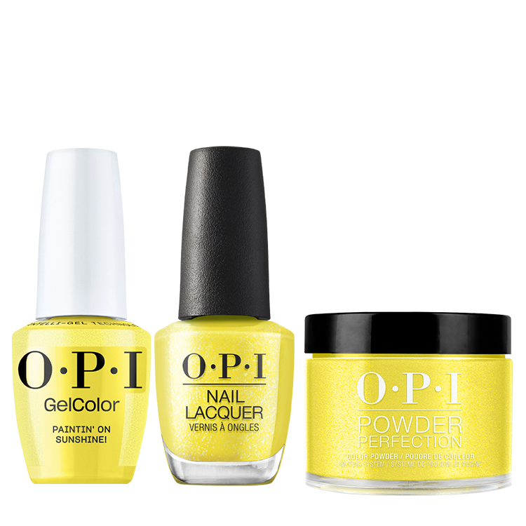 OPI Trio Trip to the Brite Side Collection - Paintin' On Sunshine