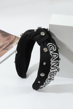 Game Day Headband Rhinestone - Black PinkPro Beauty Supply
