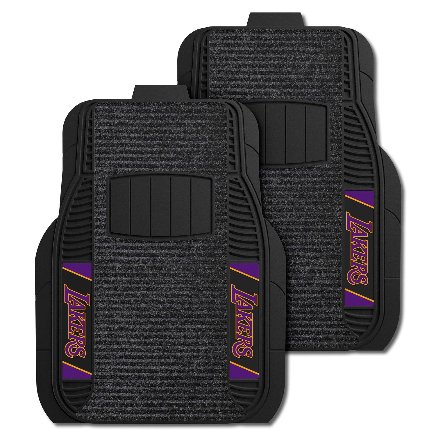 Fanmats Los Angeles Lakers 2pc Deluxe Car Mat Set