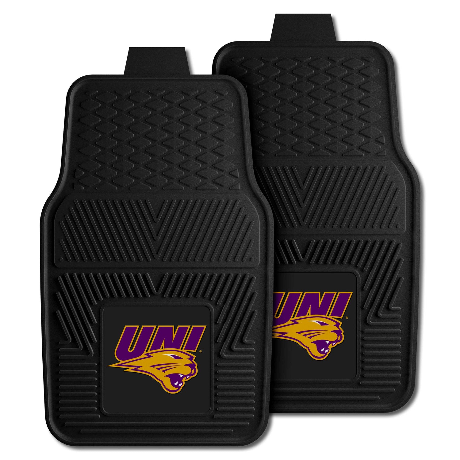 Fanmats Northern Iowa Panthers 2pc Vinyl Car Mat Set Fanmats