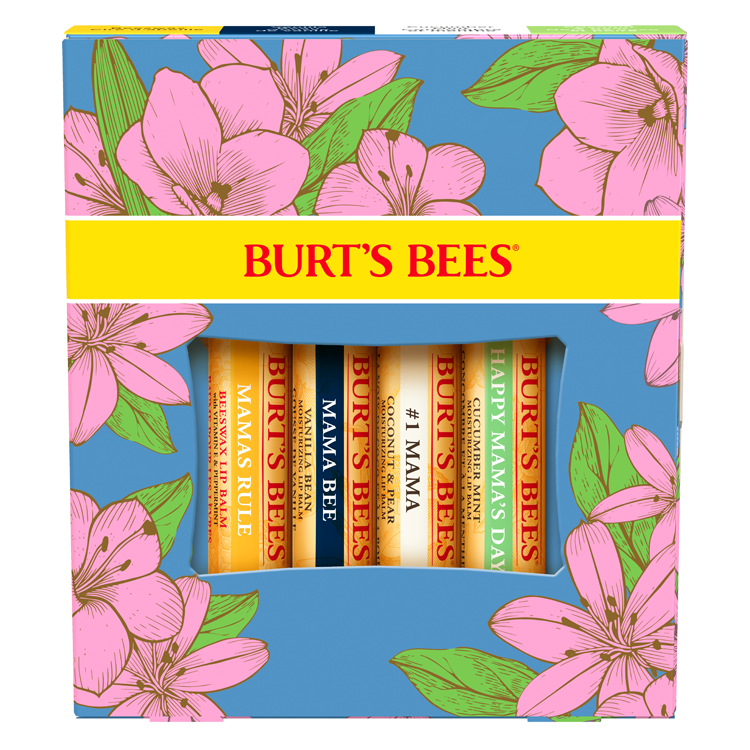 Burt's Bees Spring Lip Balm Gift Set 4 Pack - Balm Bouquet