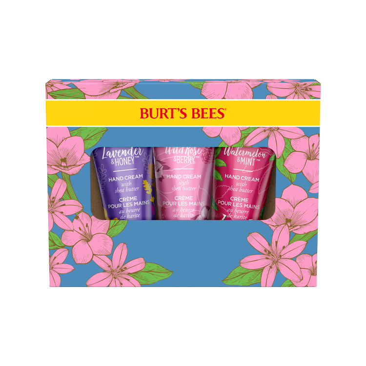 Burt's Bees Hand Cream Trio Spring Gift Set