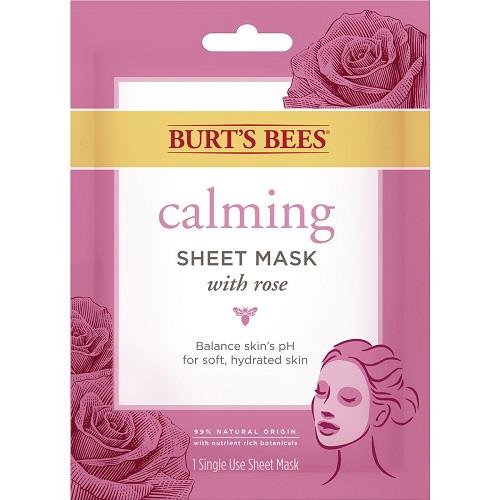 Burt's Bees Calming Sheet Mask with Rose