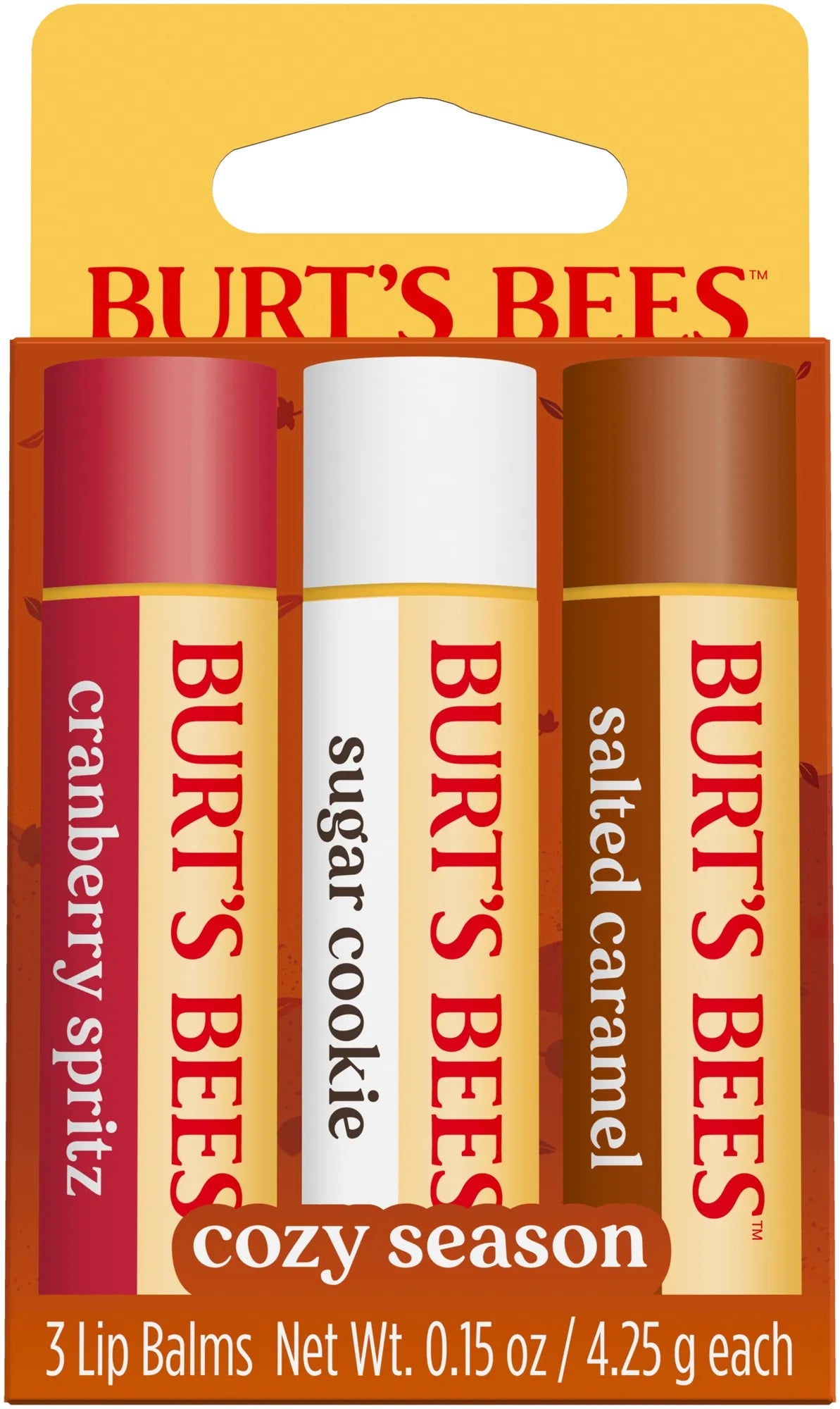 Burts Bees Lip Balm Cozy Season 3 Pack