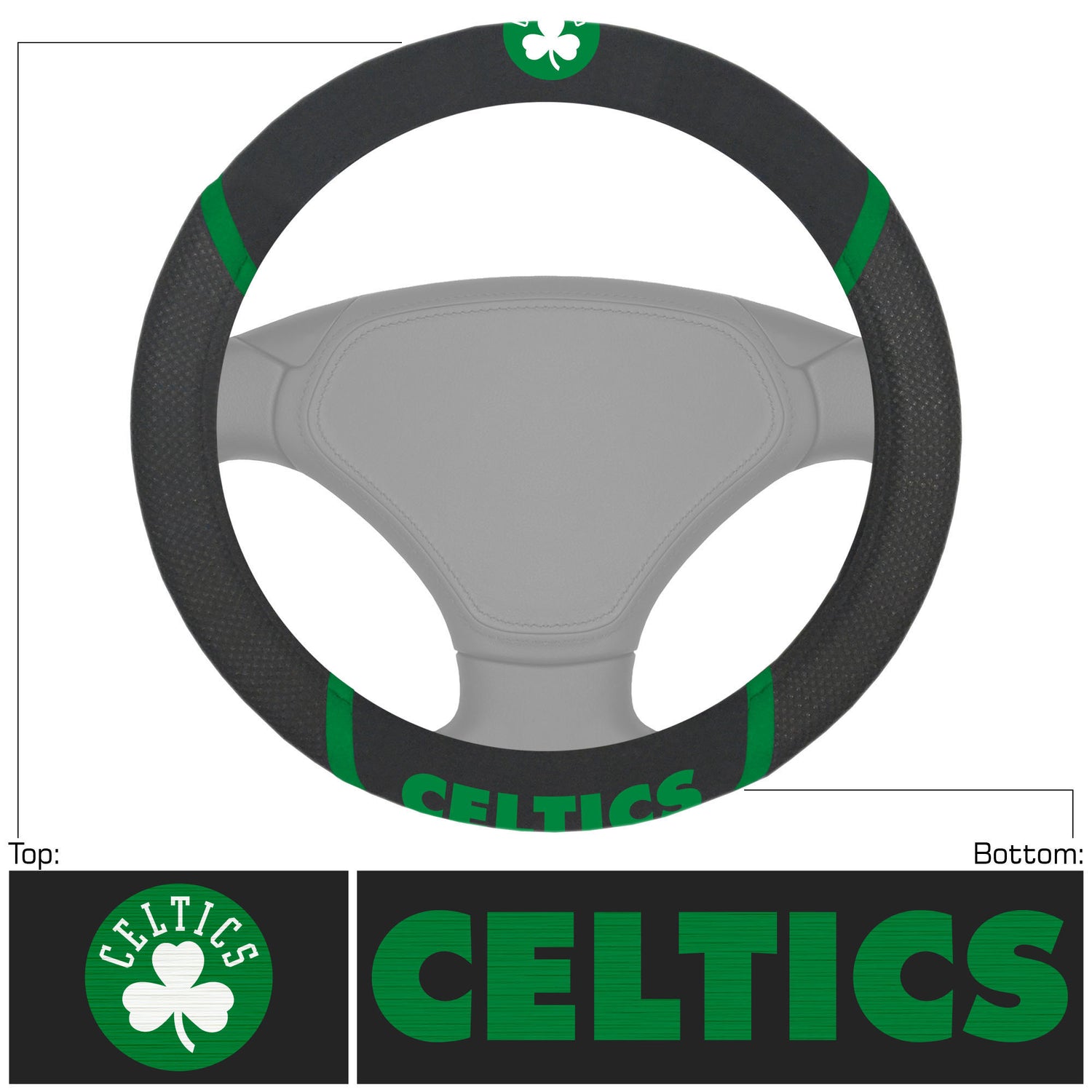 Fanmats Boston Celtics Steering Wheel Cover