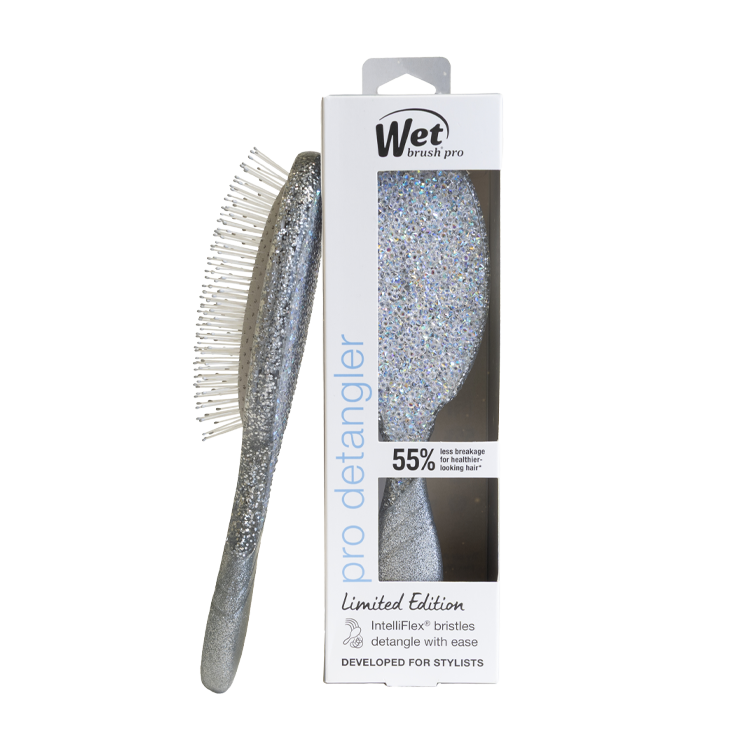 Wet Brush Winter Wonderland Pro Detangler – Silver