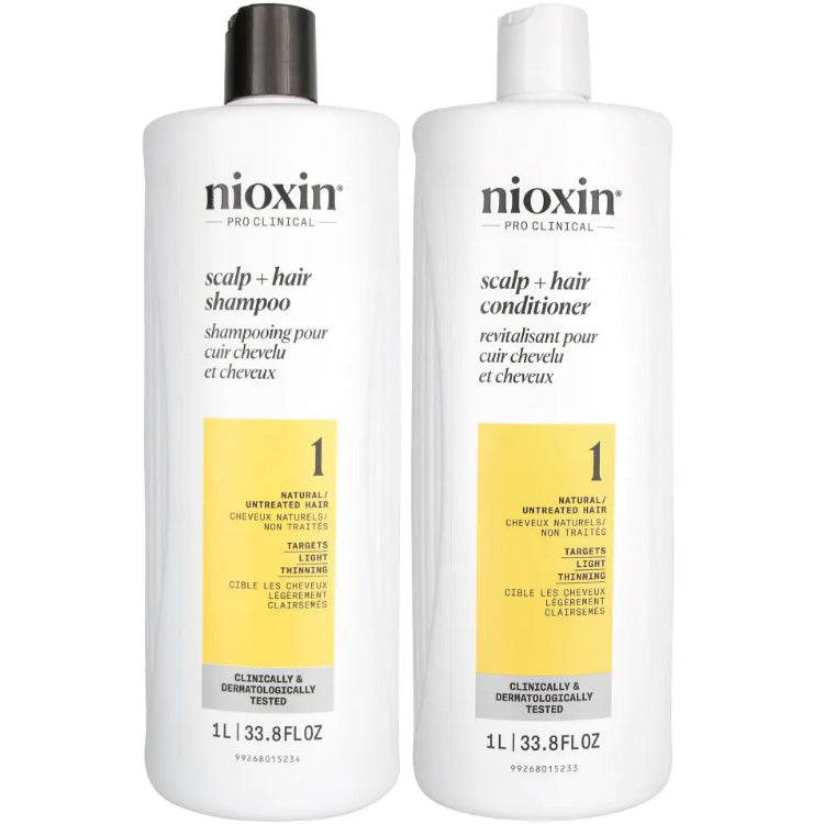 Nioxin System 1 Shampoo & Conditioner Duo 33.8 oz.