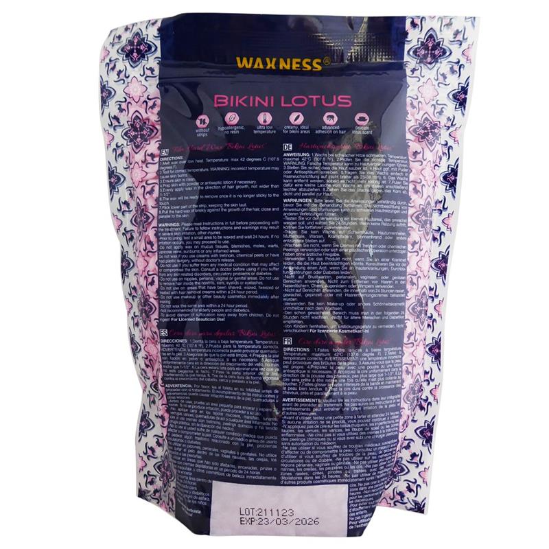 Waxness Bikini Lotus Hard Wax Beads 26.4 oz.