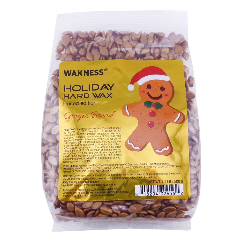 Waxness Holiday Limited Edition Hard Wax Gingerbread 1.1 lb / 500g