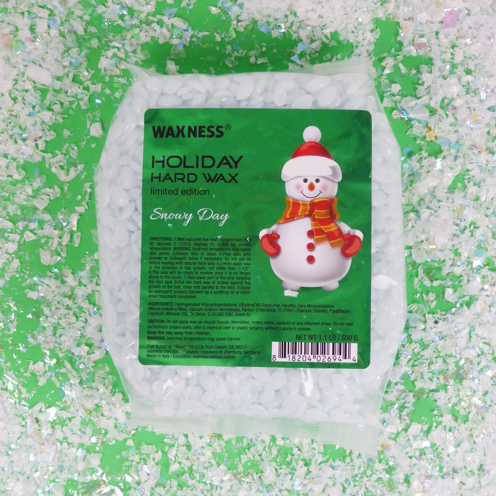 Waxness Holiday Limited Edition Hard Wax Snowy Day 1.1 lb / 500g
