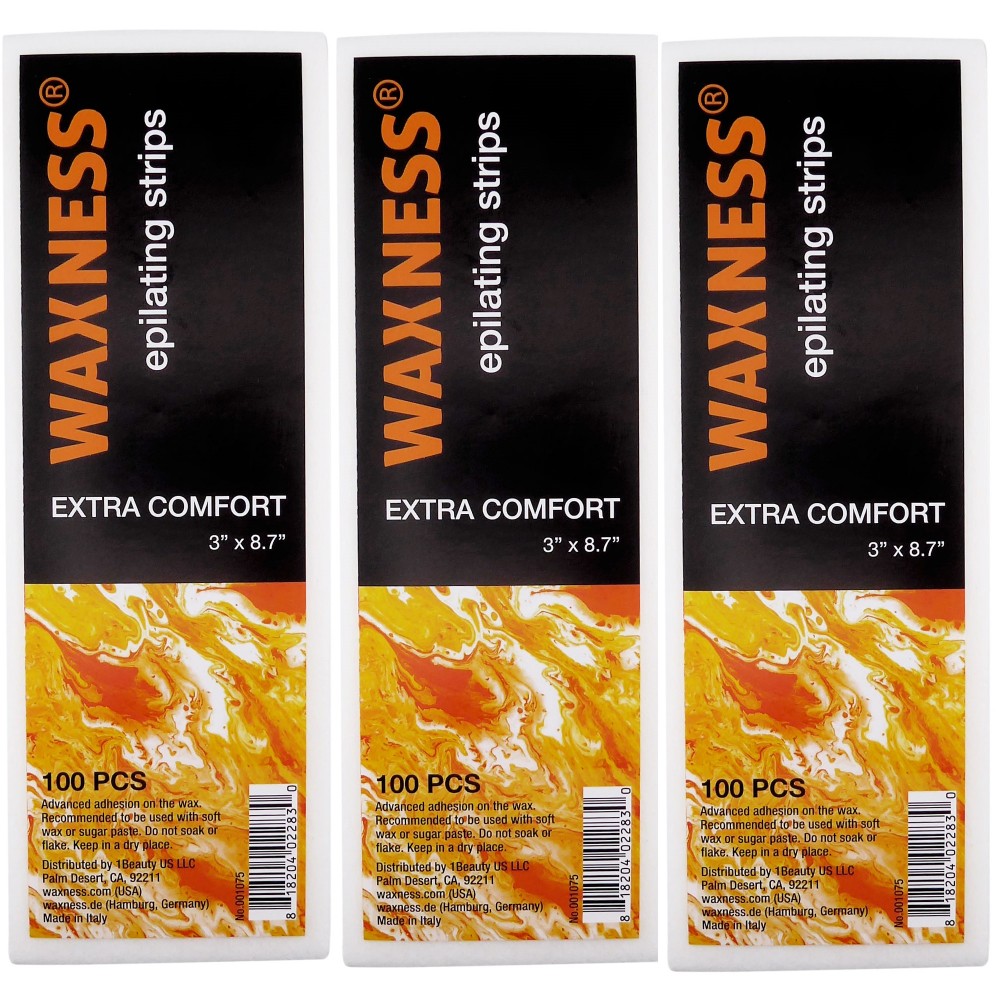 Waxness Extra Comfort Epilating Strips 2.75 x 7.83 inch 300 Pieces