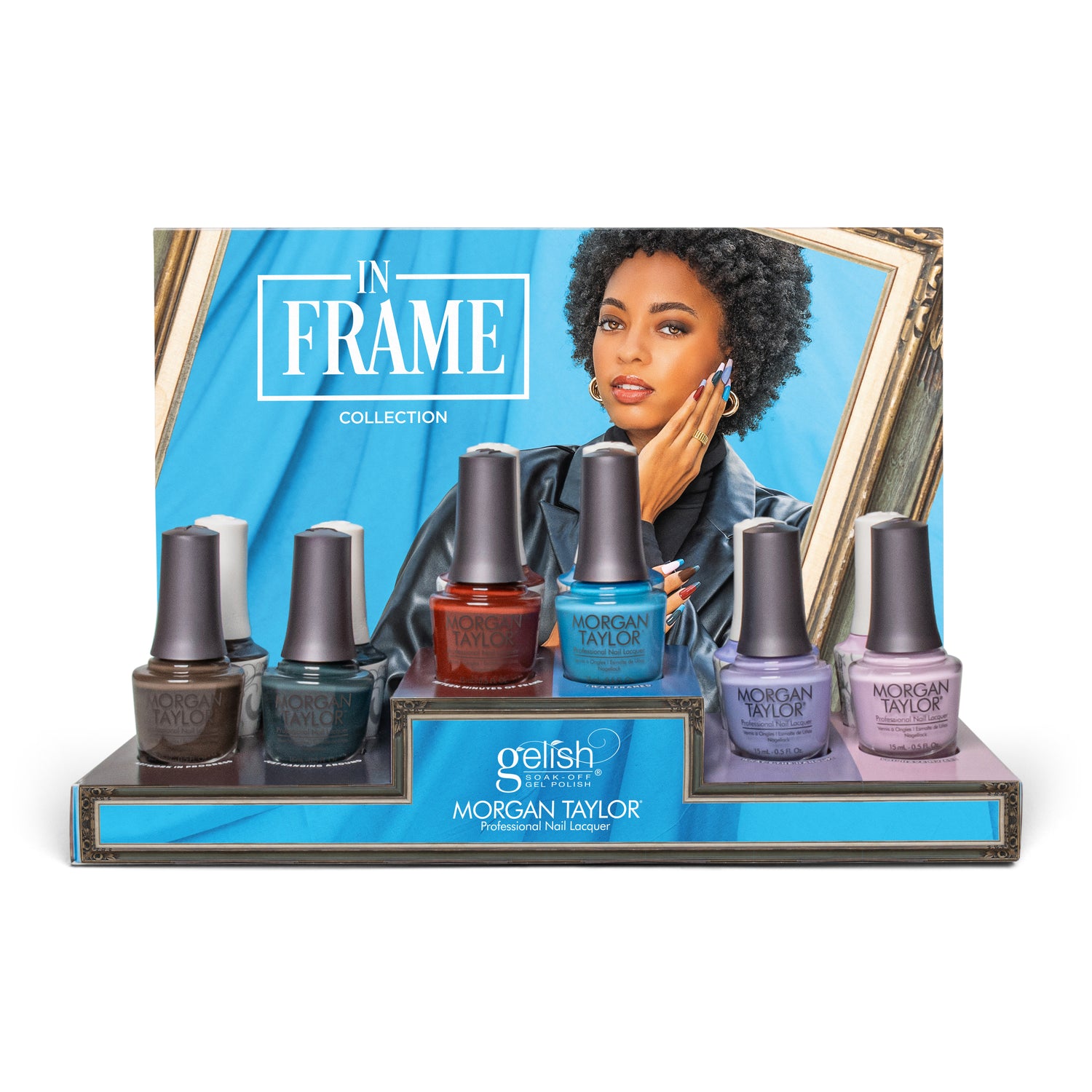 Gelish/Morgan Taylor In Frame Collection Mixed 12 Piece Display