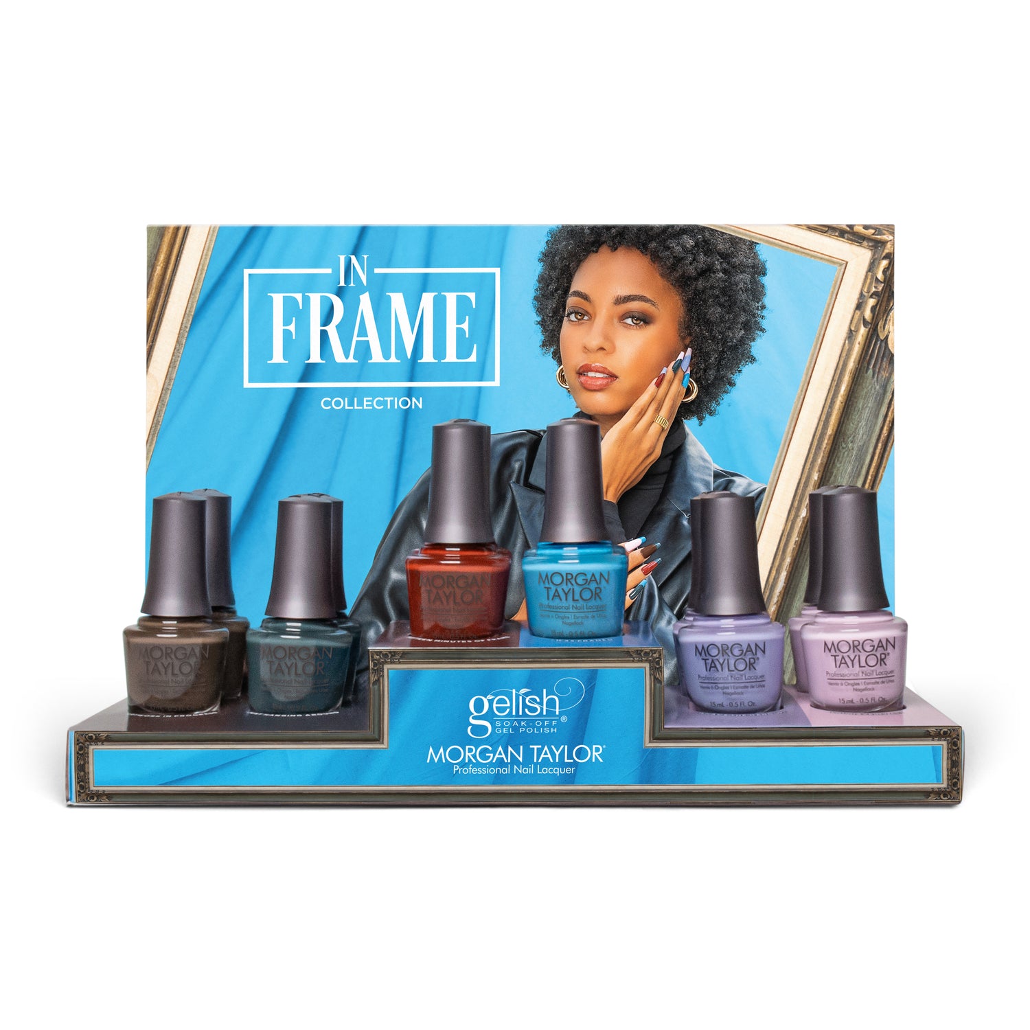 Morgan Taylor Nail Lacquer In Frame Collection 12 Piece Display