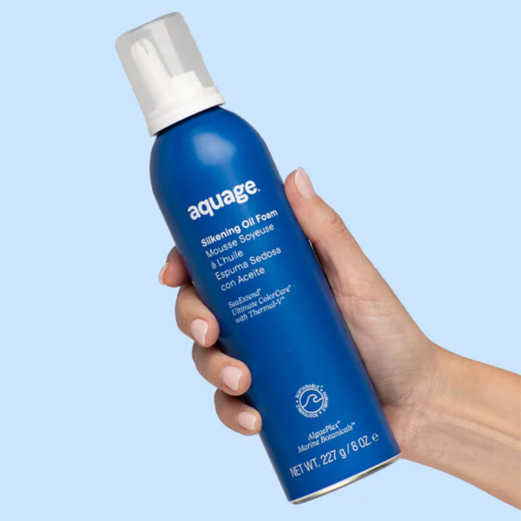 Aquage Silkening Oil Foam Mousse 8 oz.