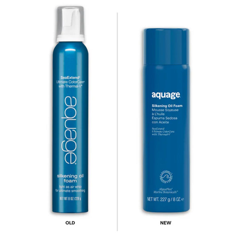 Aquage Silkening Oil Foam Mousse 8 oz.