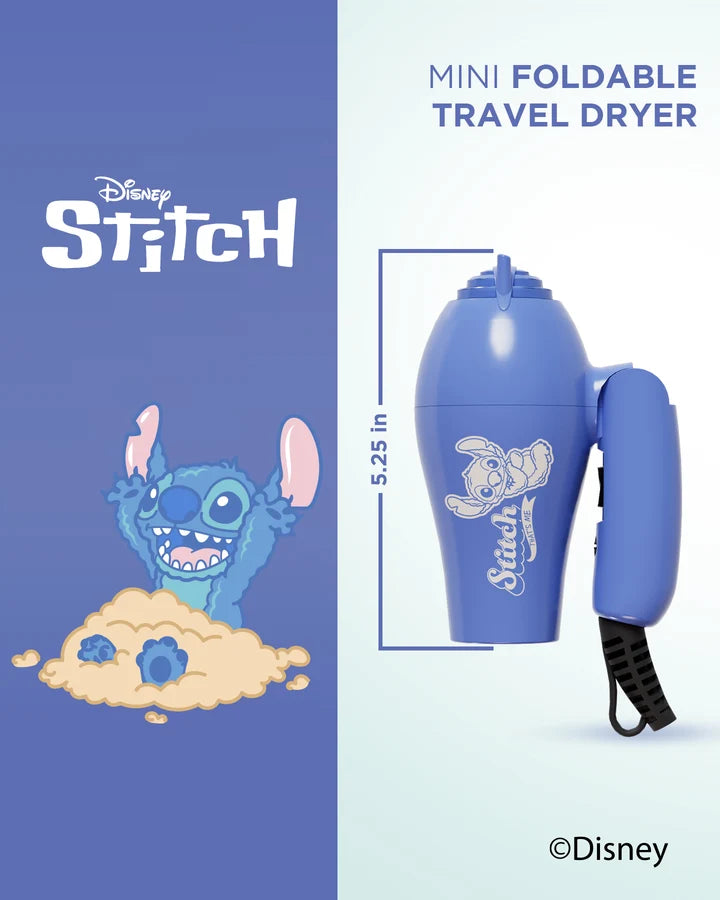 UNbrush Disney Stitch & Mini Dryer Travel Set