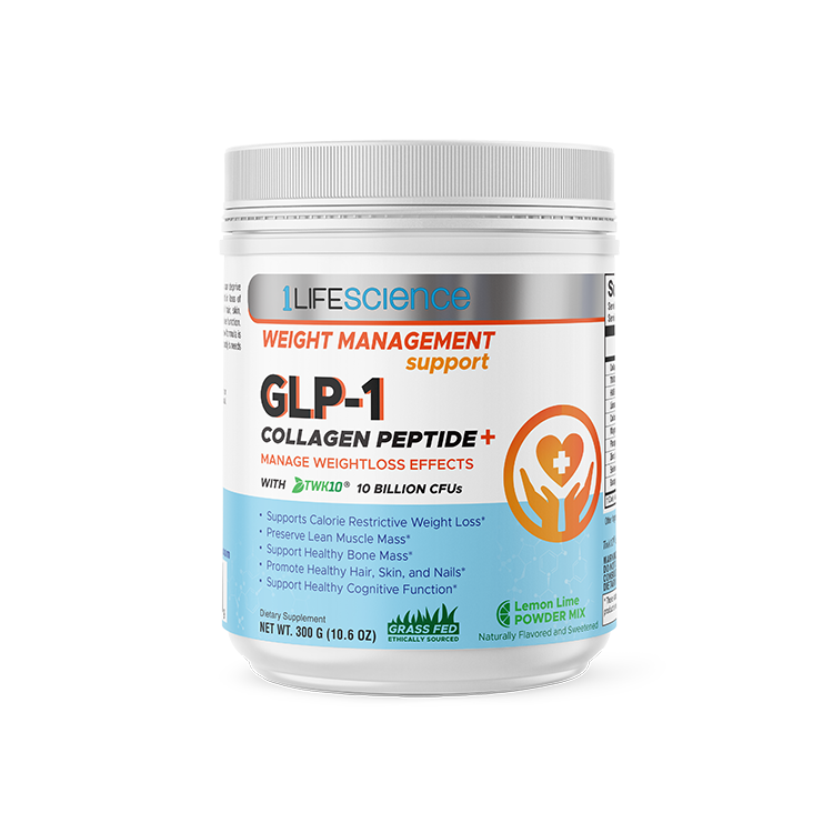 GLP-1 Collagen Peptide+ Lemon Lime 10.6 oz