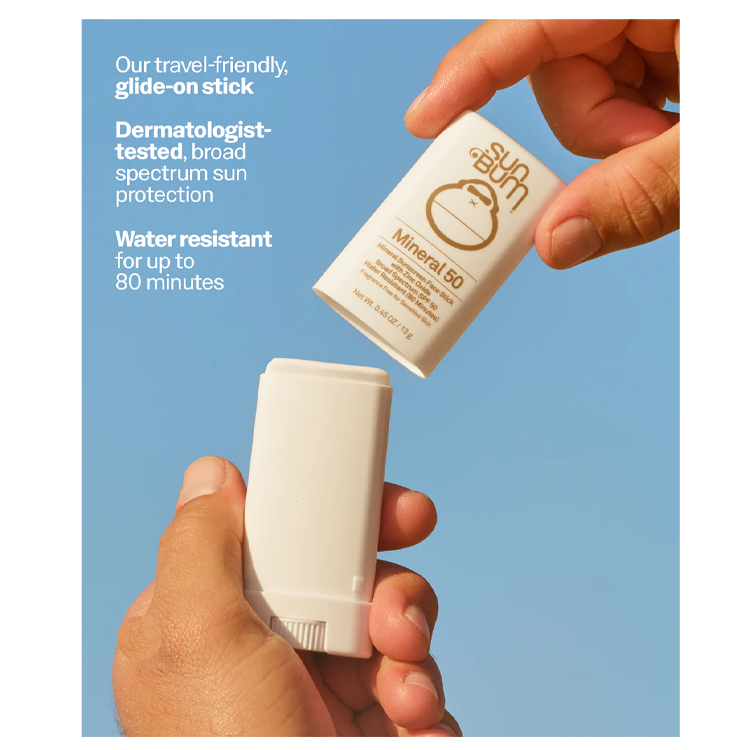Sun Bum Mineral SPF 50 Sunscreen Face Stick .45 oz