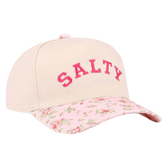Zenana Cap Two Tone Pink Floral Print- Salty Zenana