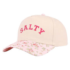 Zenana Cap Two Tone Pink Floral Print- Salty Zenana