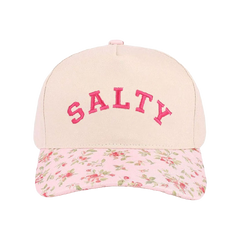 Zenana Cap Two Tone Pink Floral Print- Salty Zenana