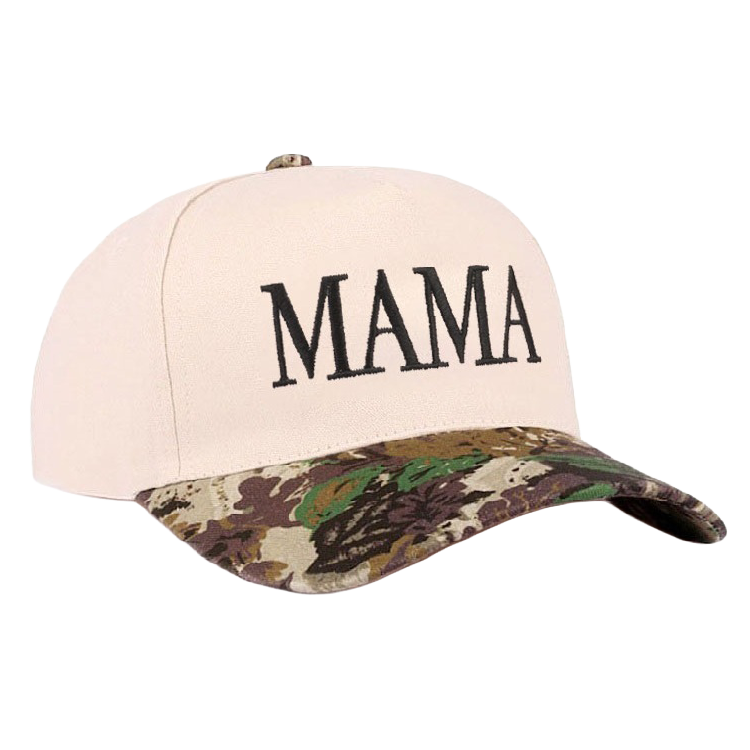 Zenana Cap Two Tone Camo- Mama