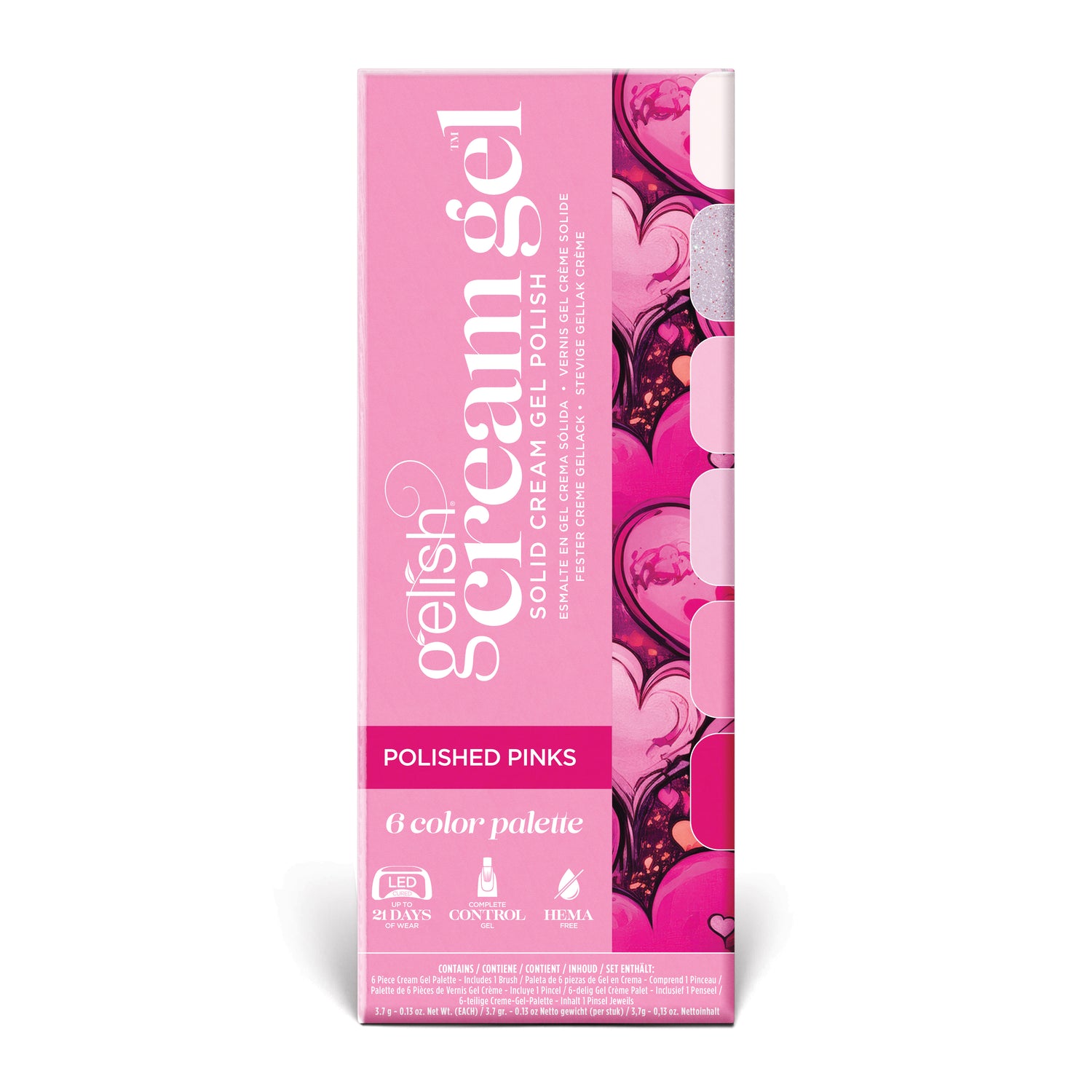 Gelish Cream Gel Pallette - Polished Pinks