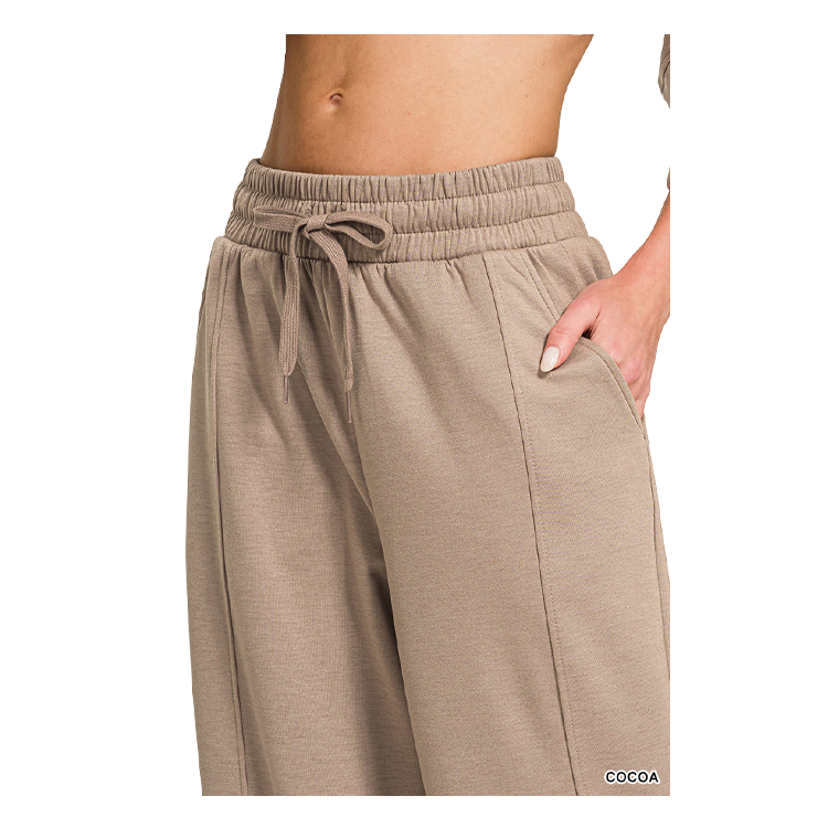 Zenana 3/4 Short Sleeve Scuba Pants Set - Coco Zenana