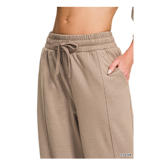 Zenana 3/4 Short Sleeve Scuba Pants Set - Coco Zenana
